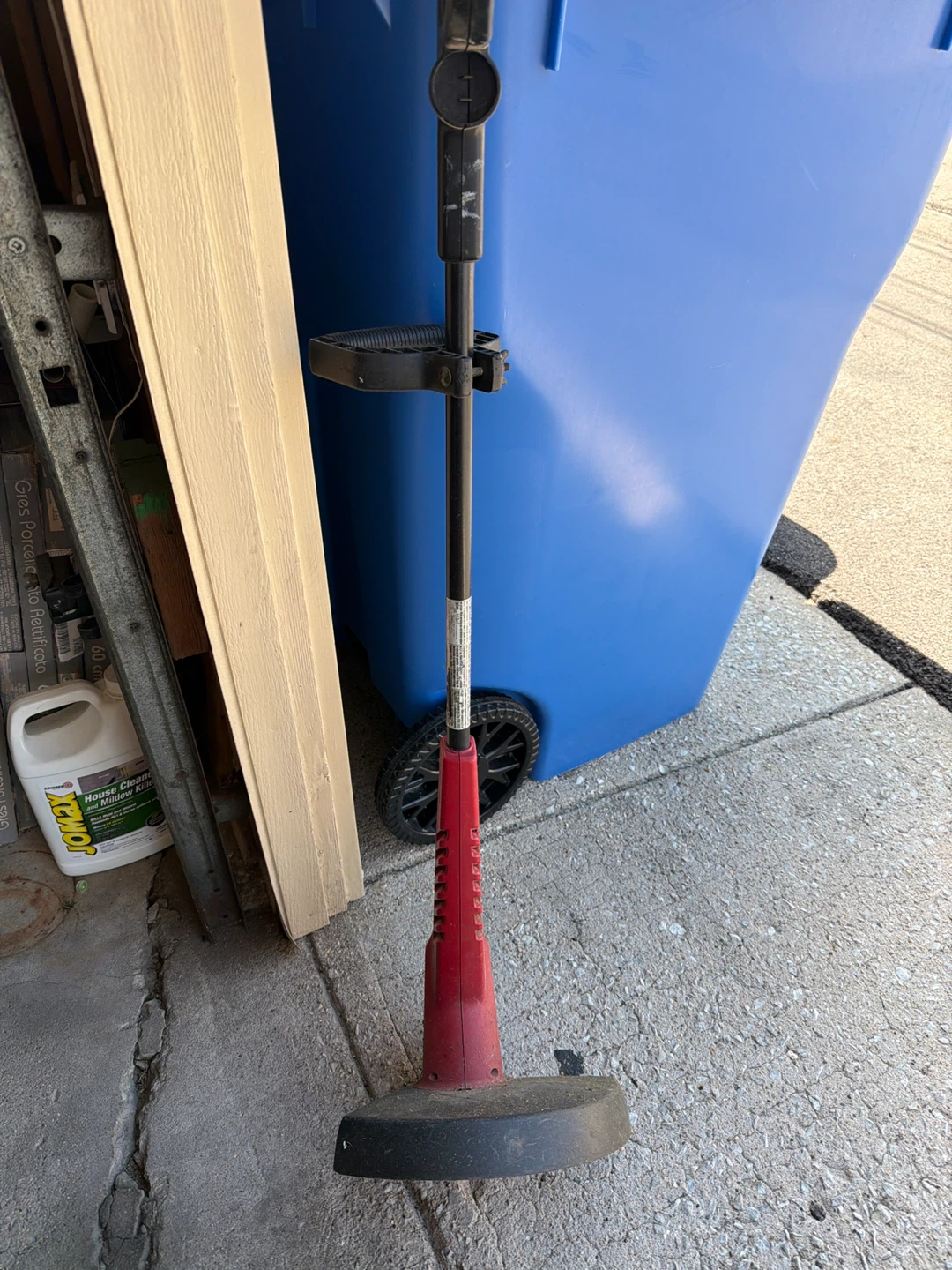 Red Electric String Trimmer
