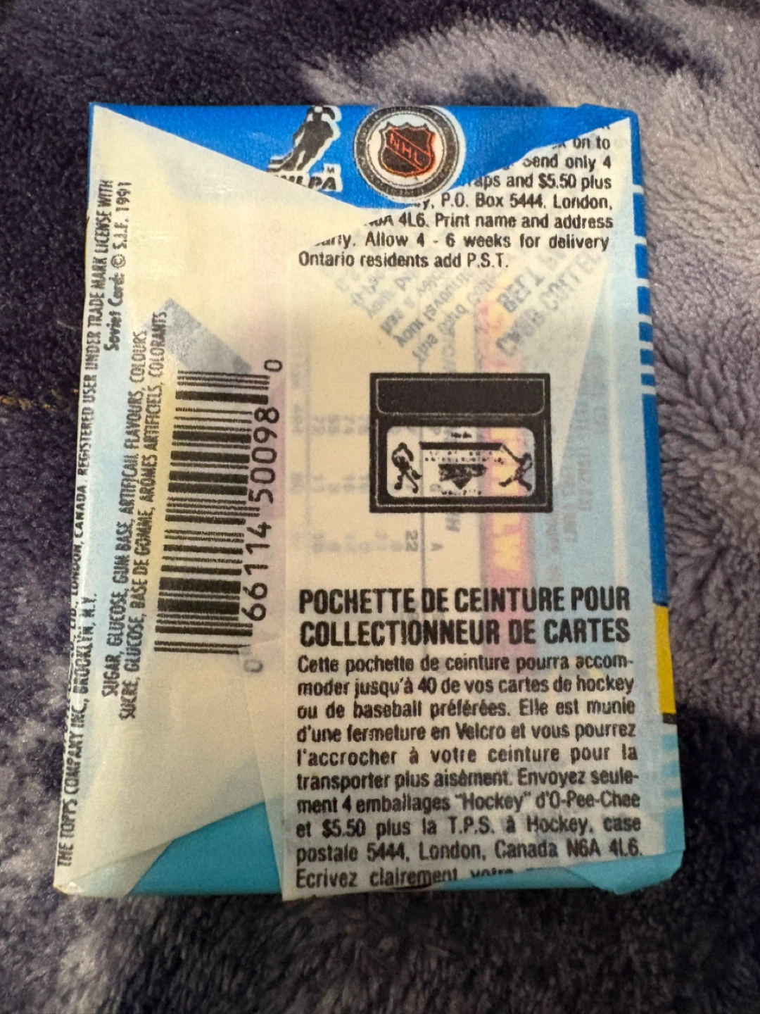 O-Pee-Chee 1991-92 Hockey Card Pack - photo 2