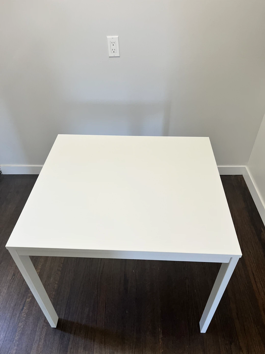 IKEA White Extendable Table - photo 2