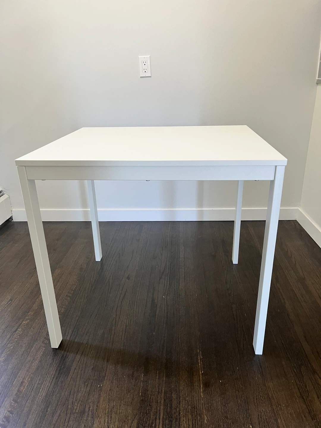 IKEA White Extendable Table
