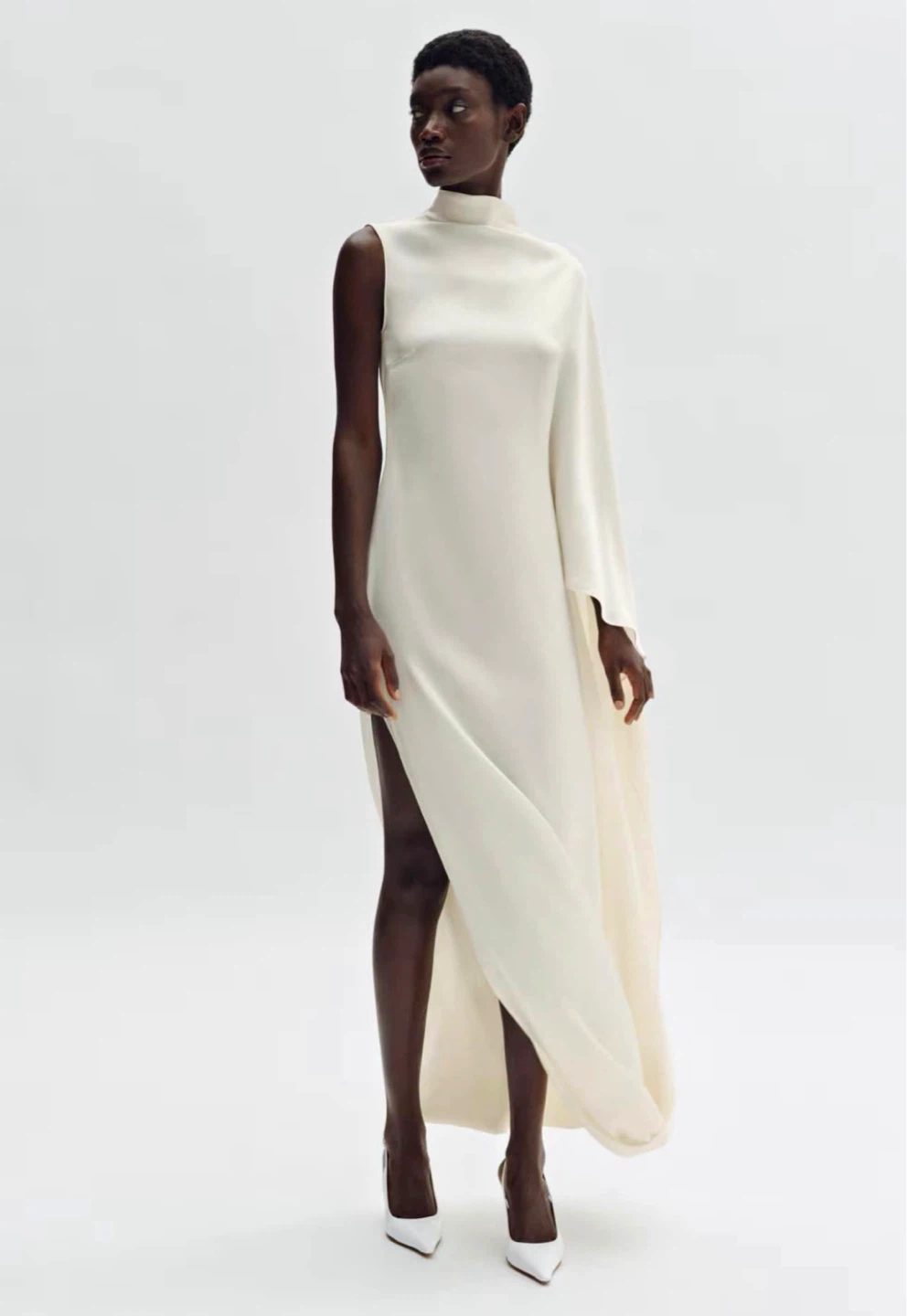 Stella x H&M Satin Cape Dress (Small, New with Tags) - photo 3