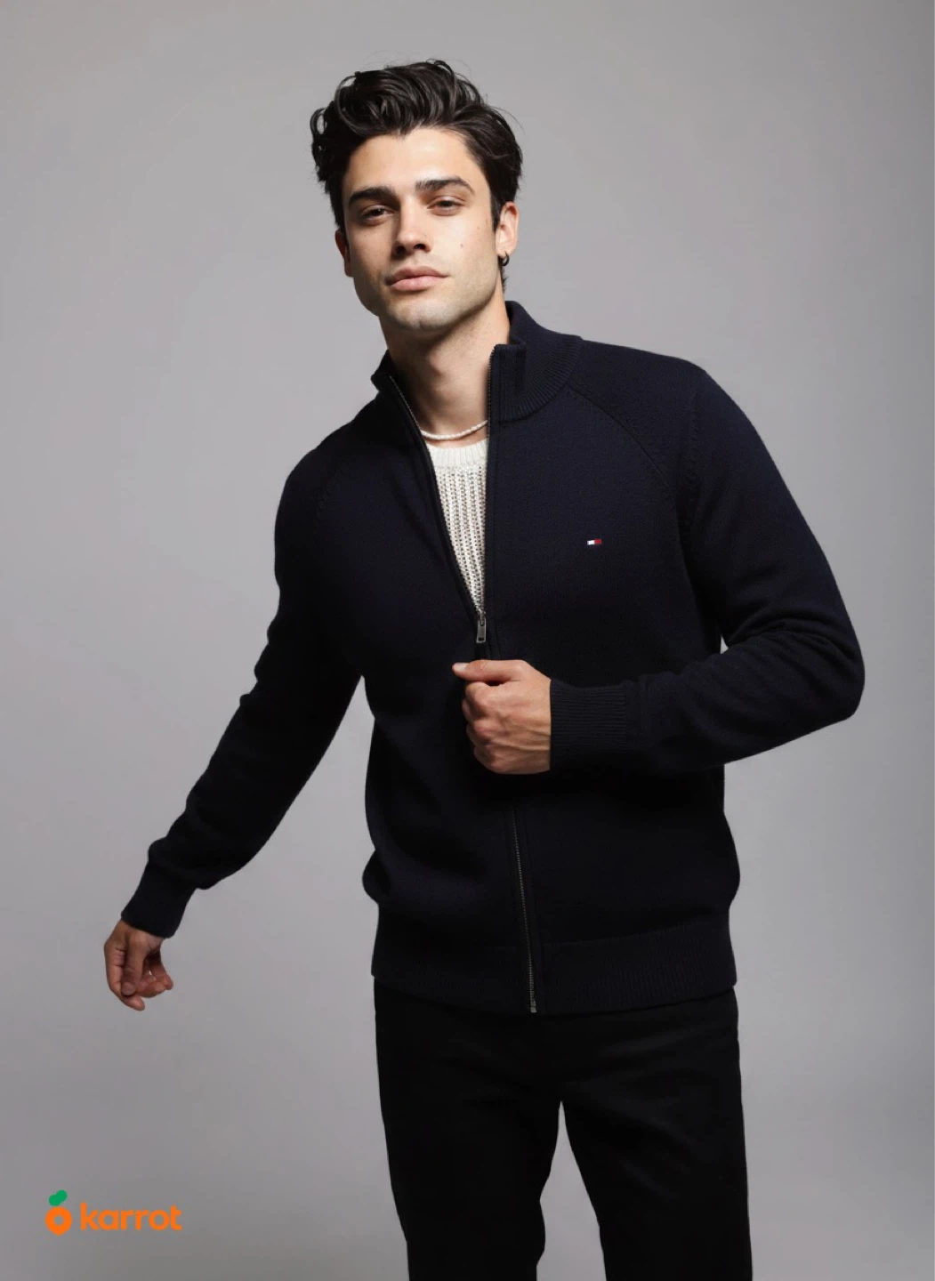Tommy Hilfiger Zip-Up Sweater