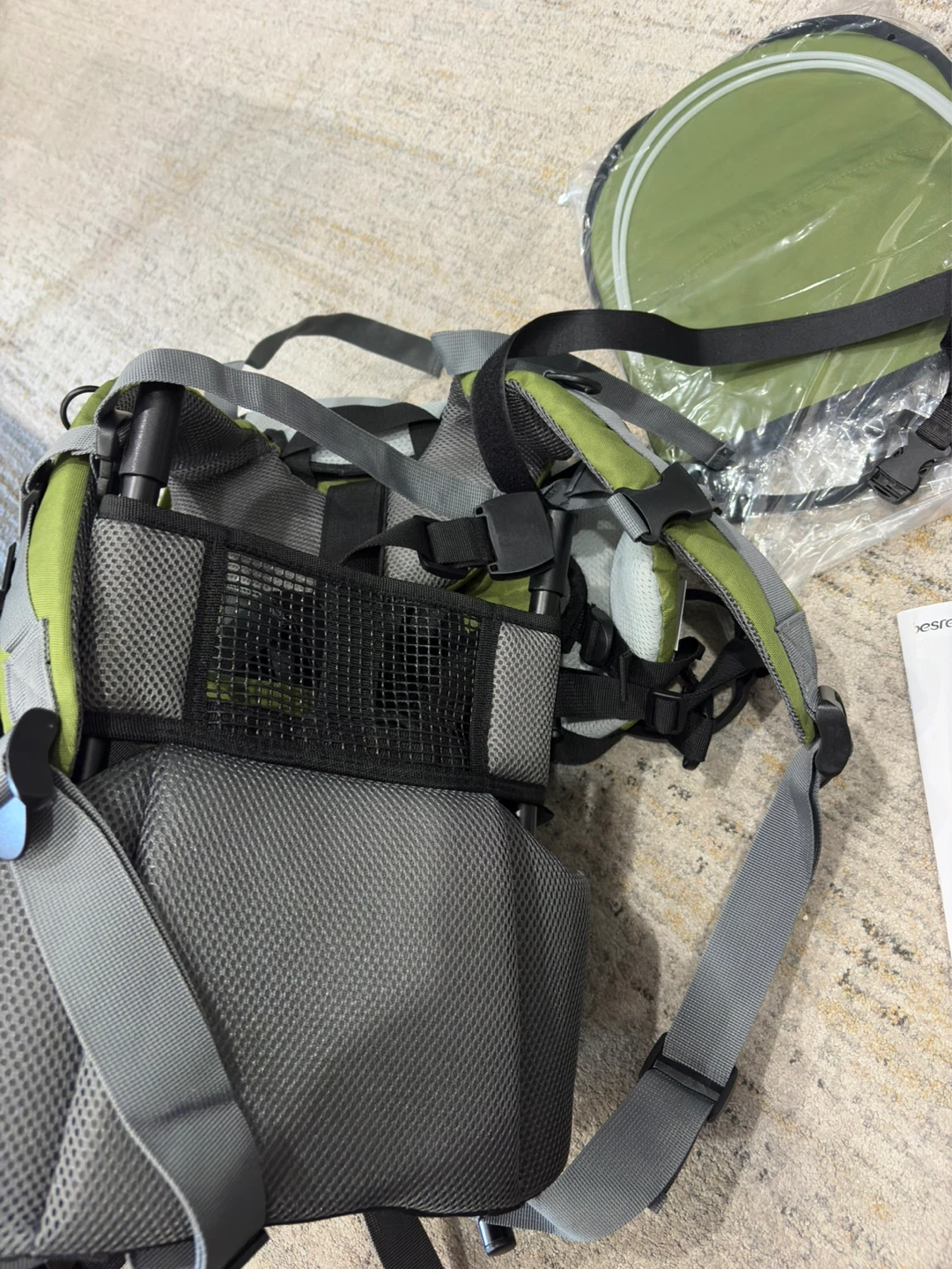 Besrey Baby Backpack Carrier - Army Green - photo 3