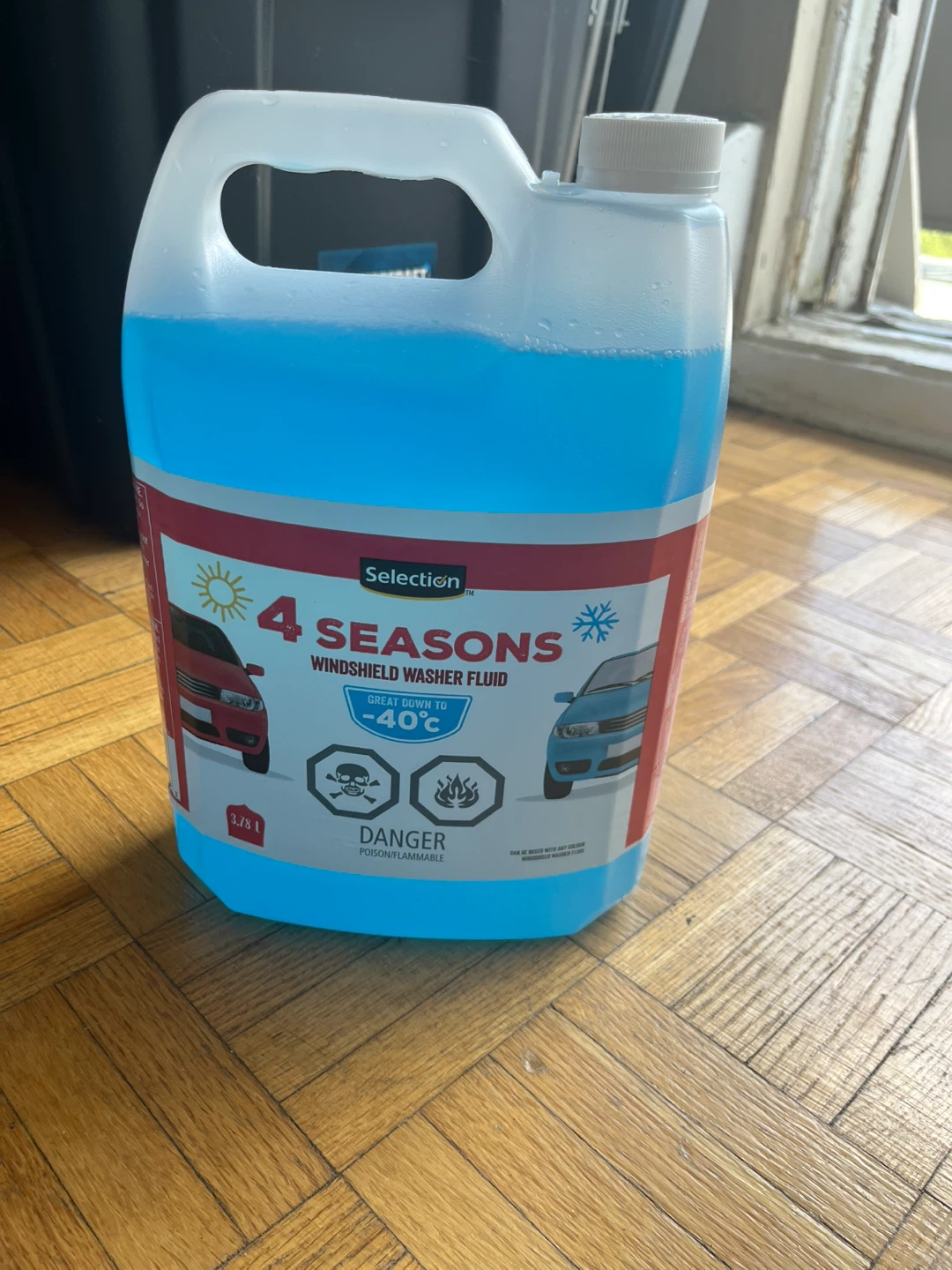 Selection 4 Seasons Windshield Washer Fluid - 3.78 L