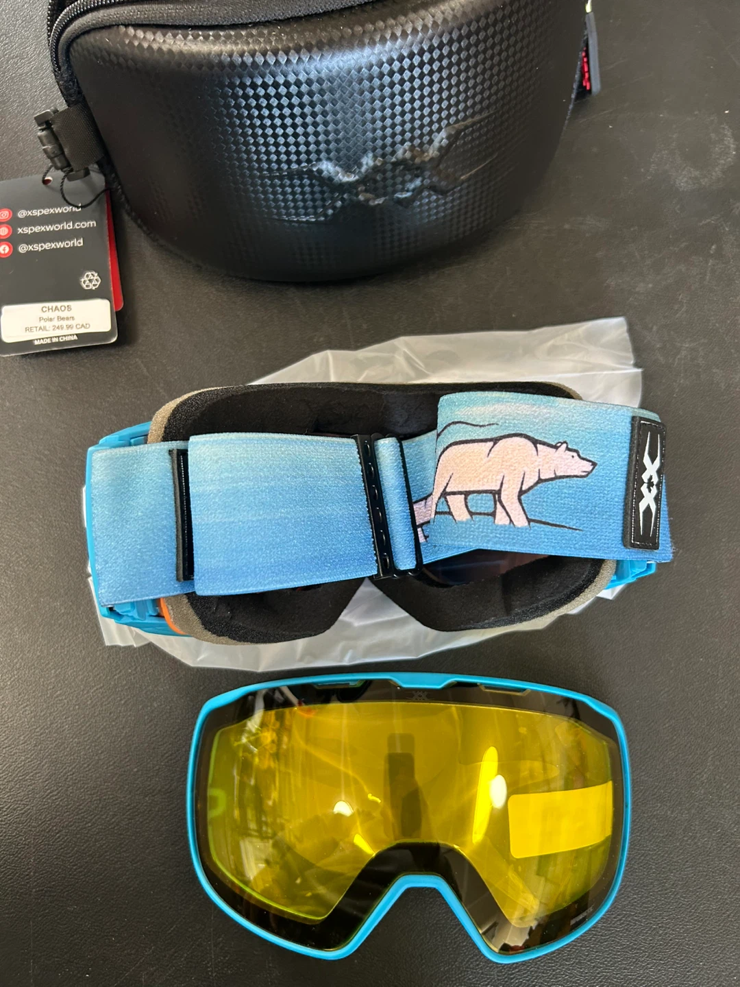Xspex Chaos Polar Bears Ski Goggles - photo 3