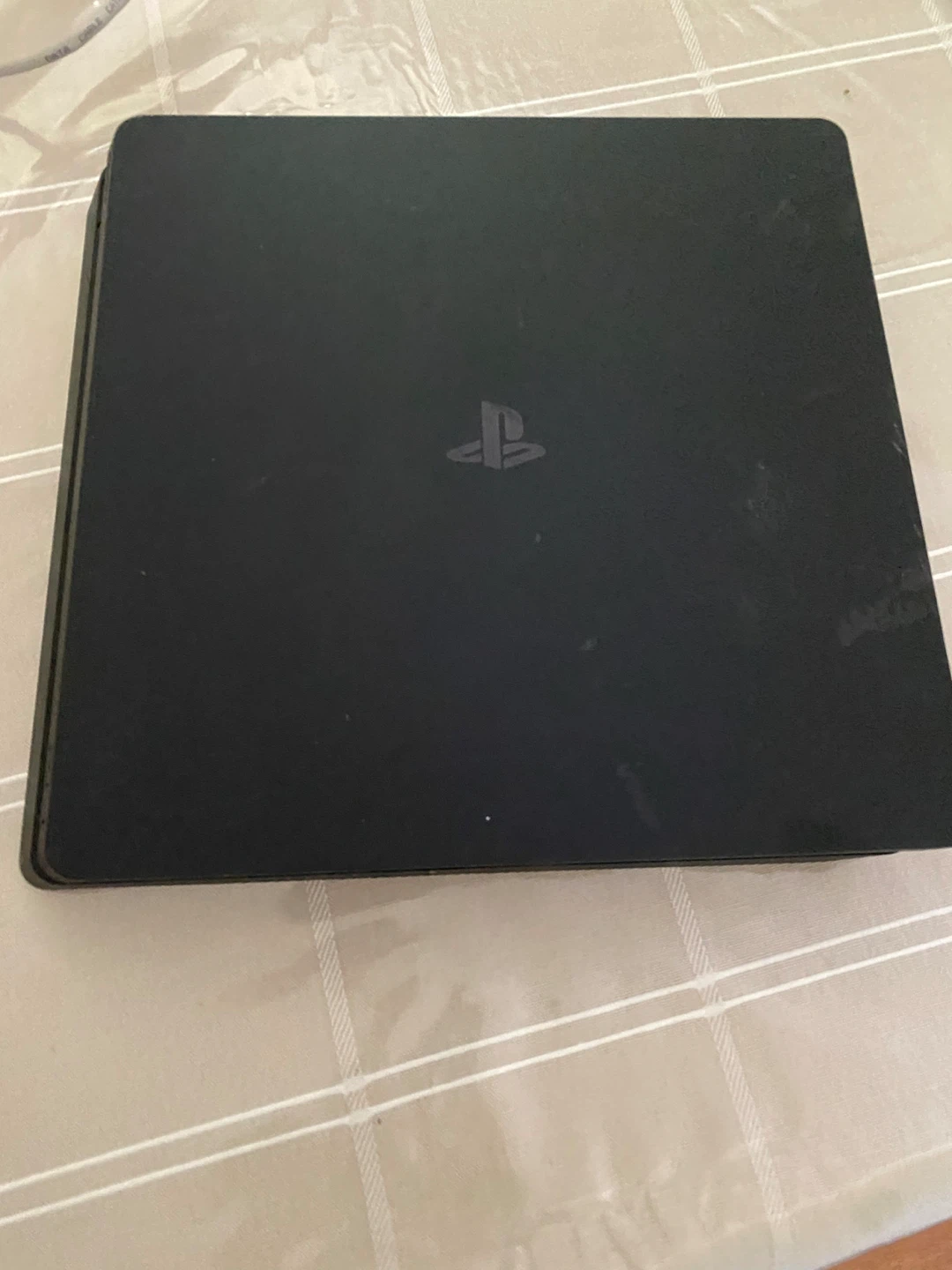 PS4 slim black with cable - photo 5