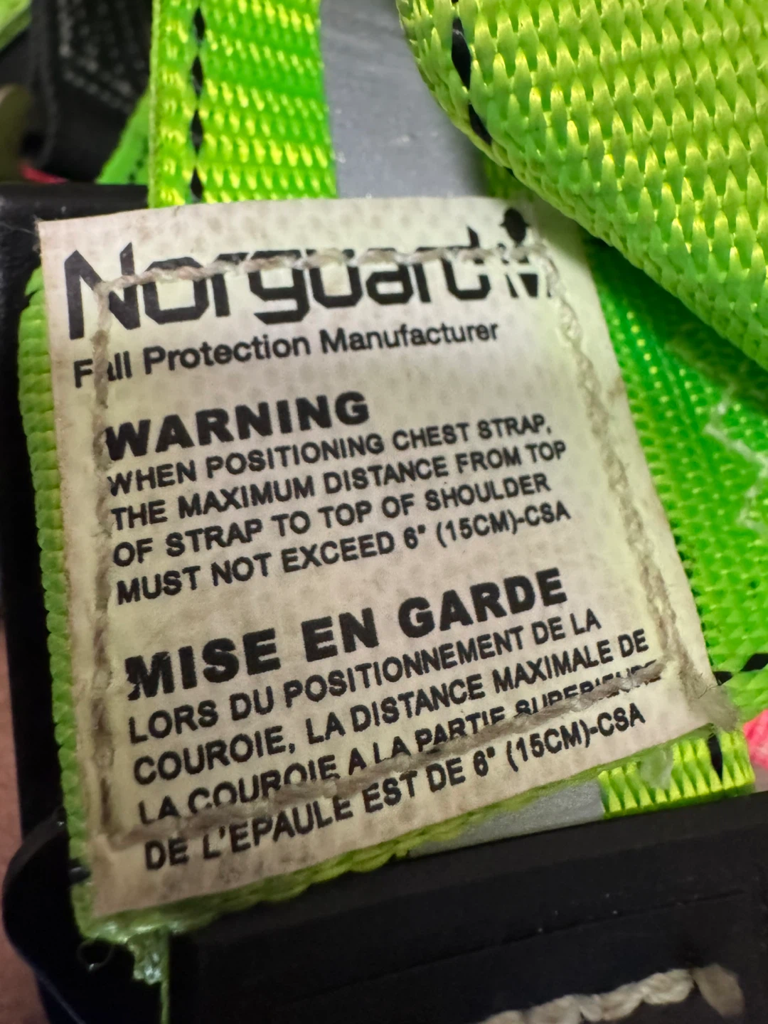 Norguard Full Body Fall Protection Harness - photo 5