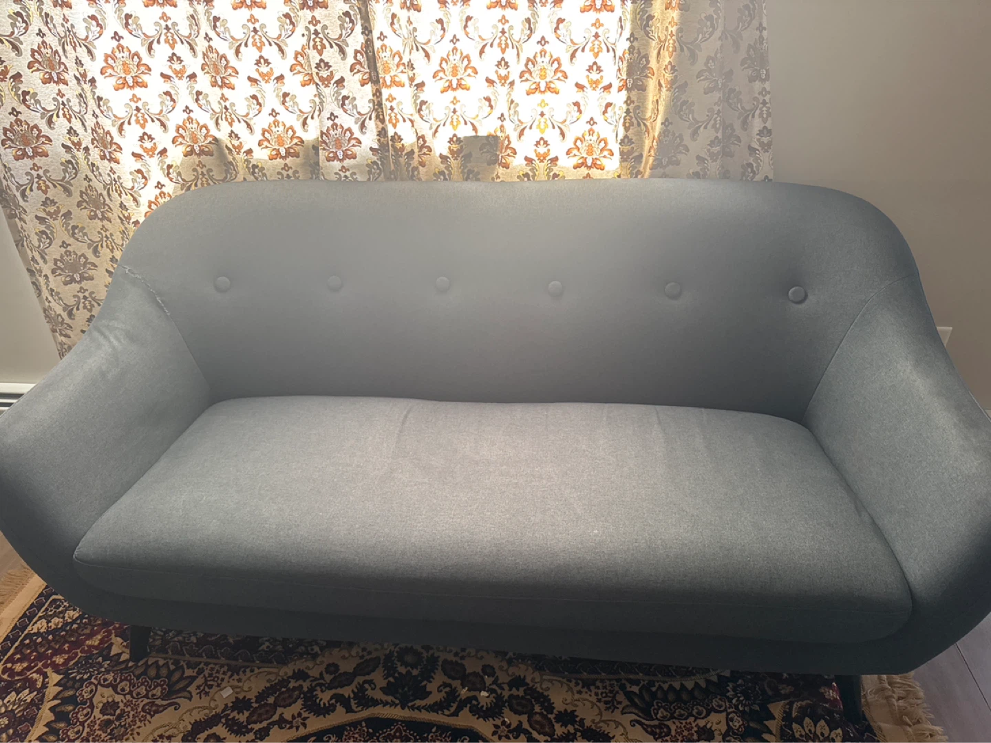 Grey Loveseat Sofa