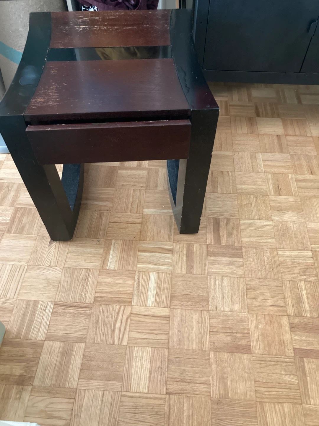 Wooden Side Table with Drawer