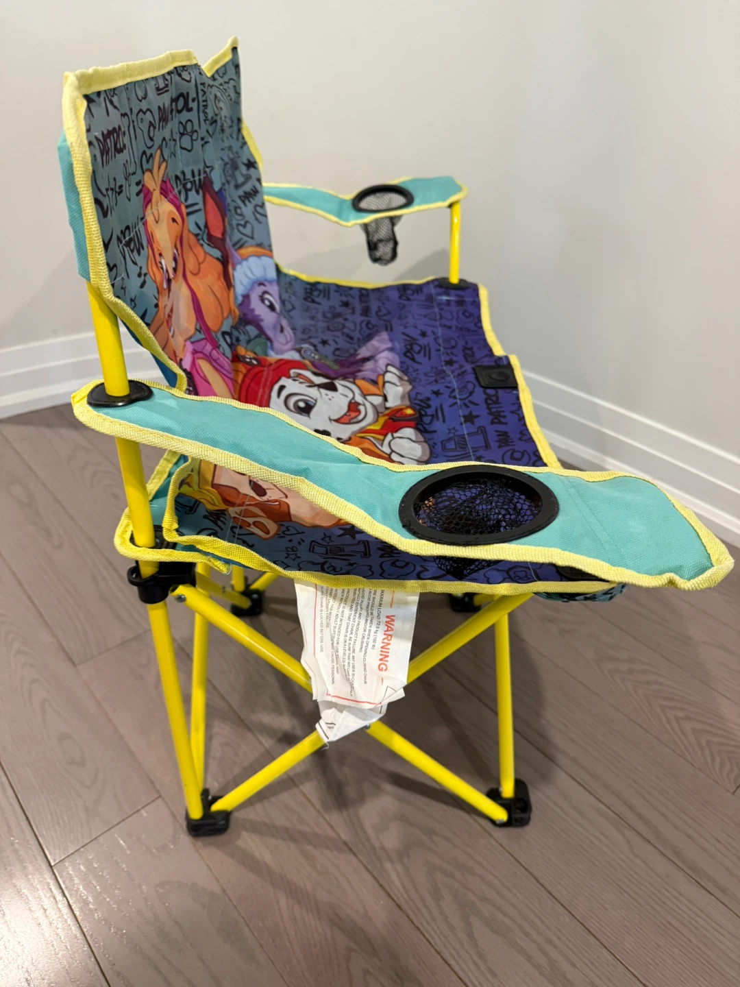 Paw Patrol Kids Folding Camp Chair with Cup Holders - photo 3