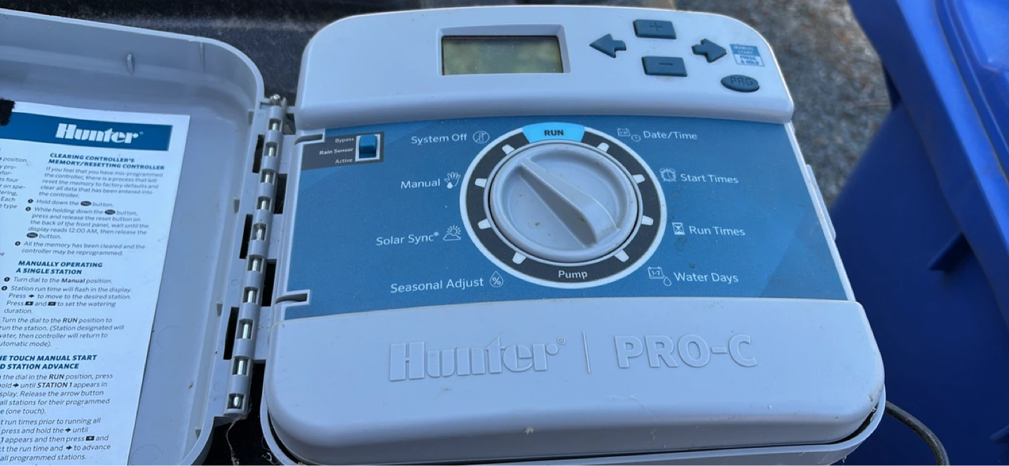 Hunter PRO-C Irrigation Controller