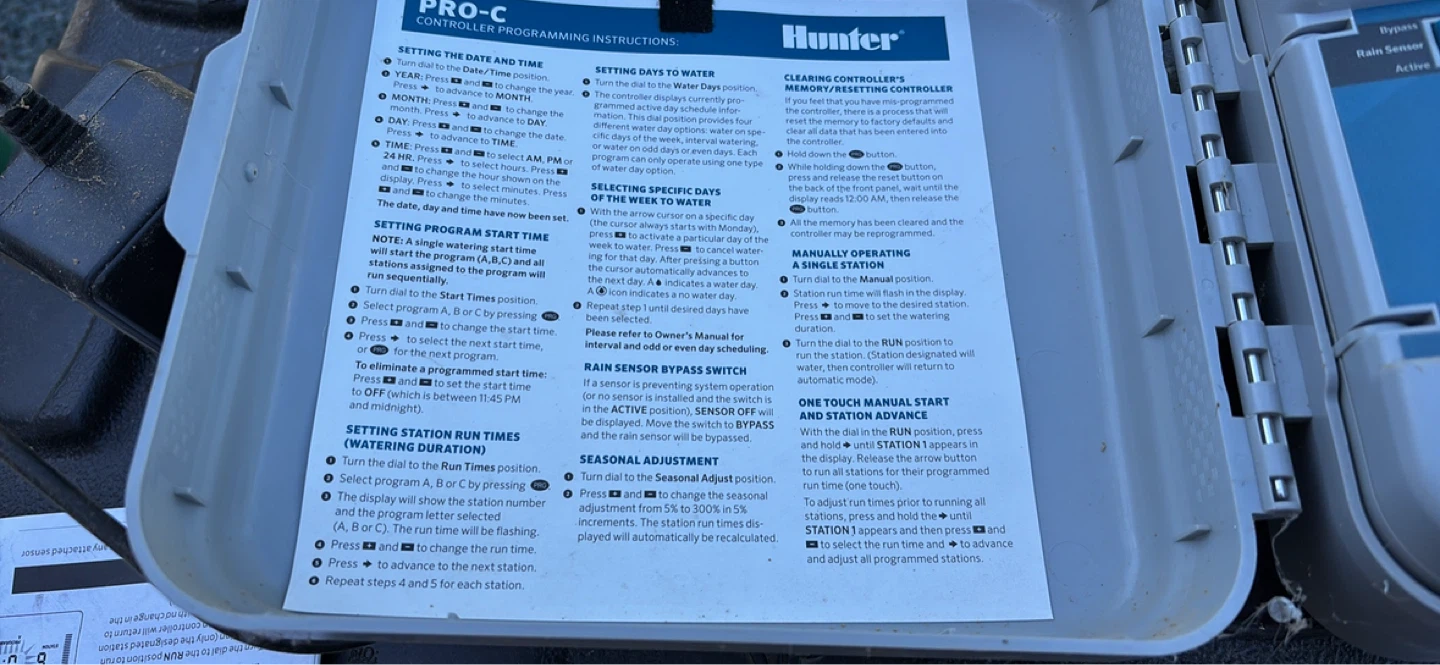 Hunter PRO-C Irrigation Controller - photo 2