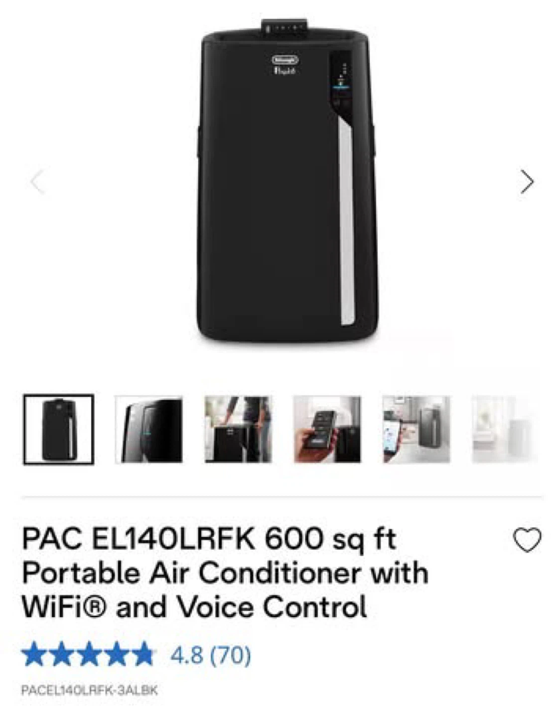 ⭐️SALE⭐️100% New DeLonghi Portable Air Conditioner (3-in-1)