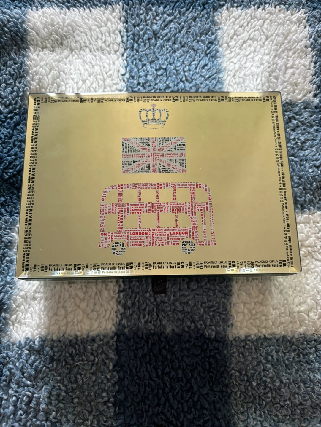 Mirrored Jewelry Box with London Design