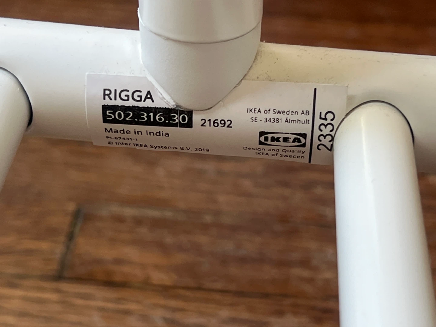 IKEA RIGGA Clothes Rack on Wheels - photo 3