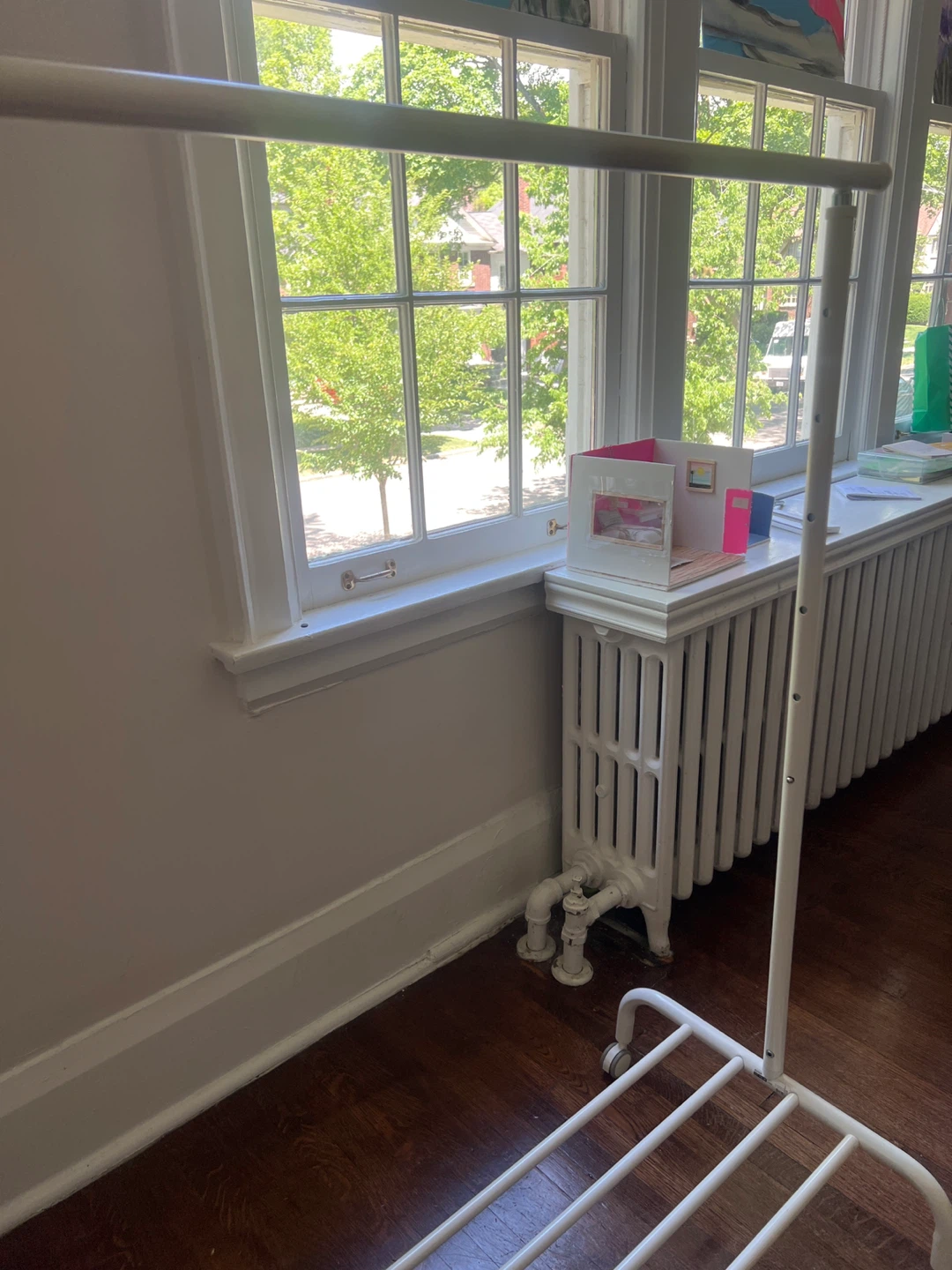 IKEA RIGGA Clothes Rack on Wheels - photo 2