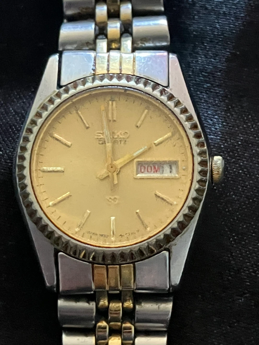 Seiko Quartz Two-Tone Watch - photo 4