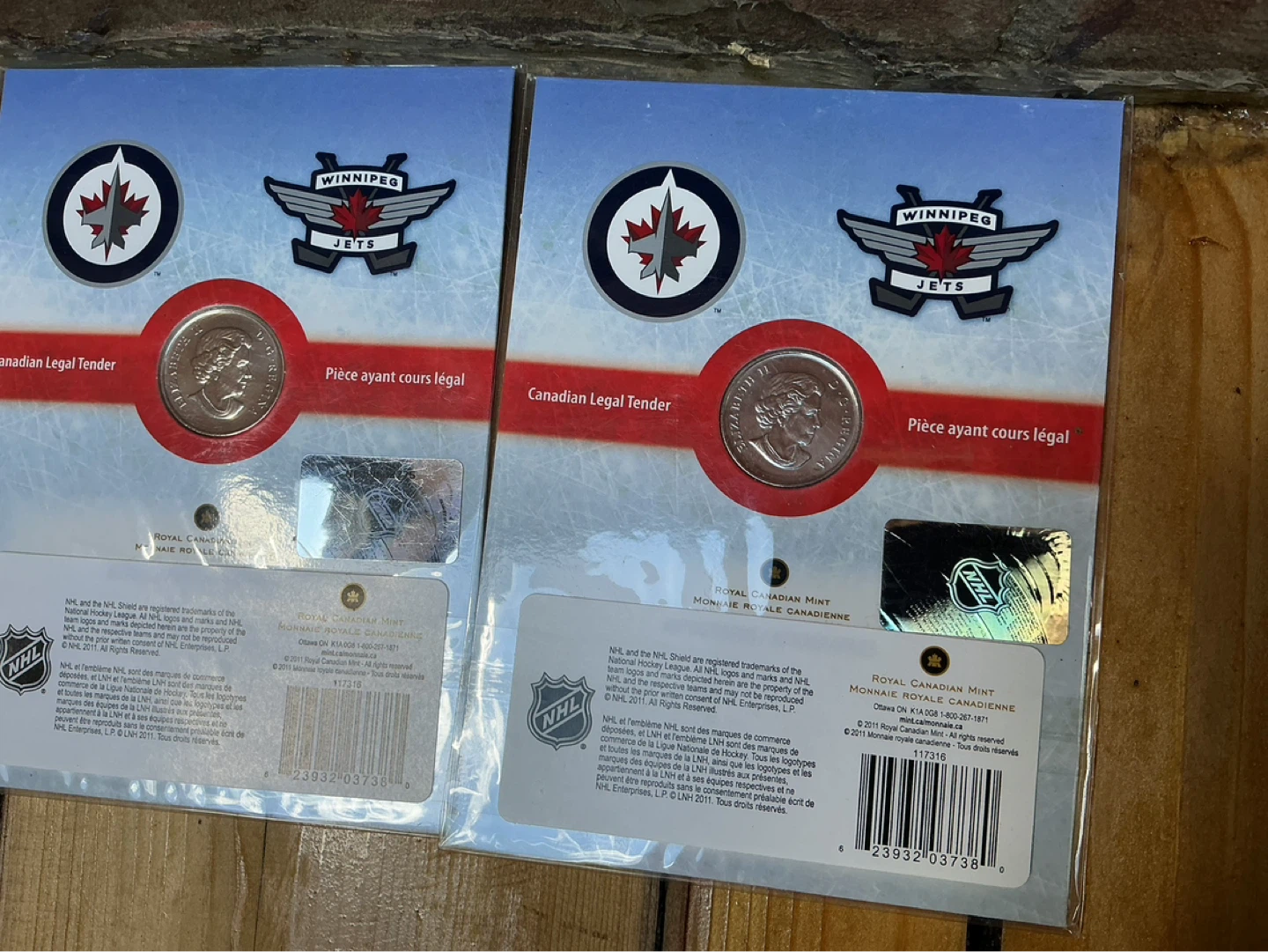 2. 2011-12 “GO WINNIPEG JETS GO” Commemorative 50 Cent Coin - photo 5