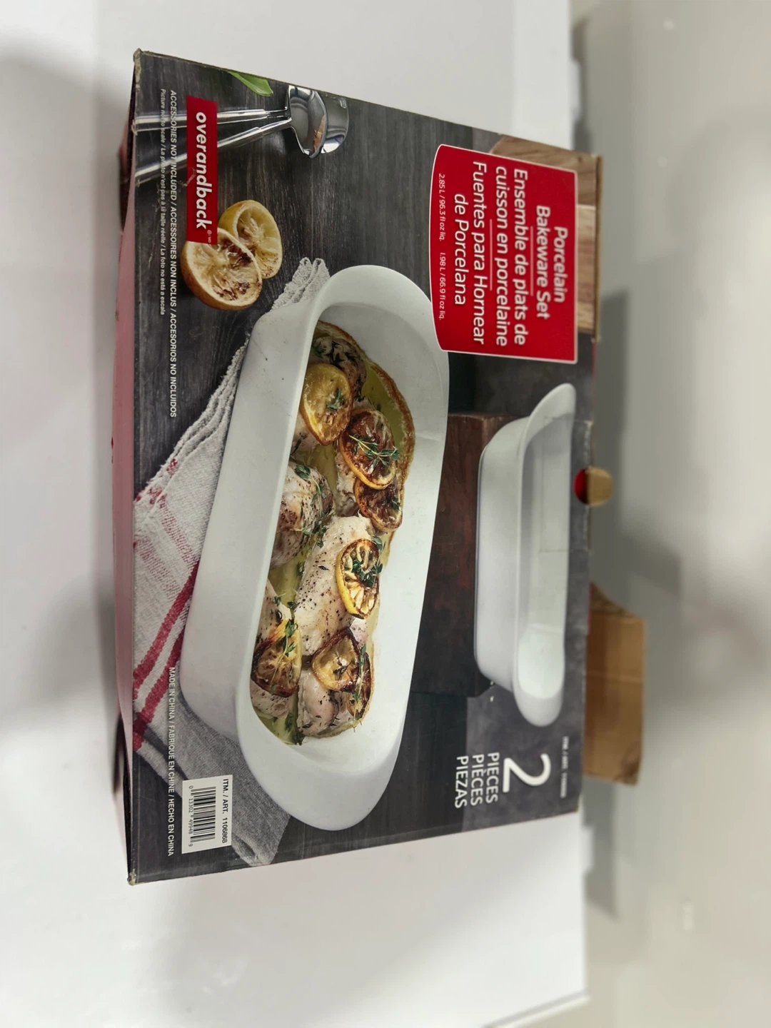Over and Back Porcelain Bakeware Set