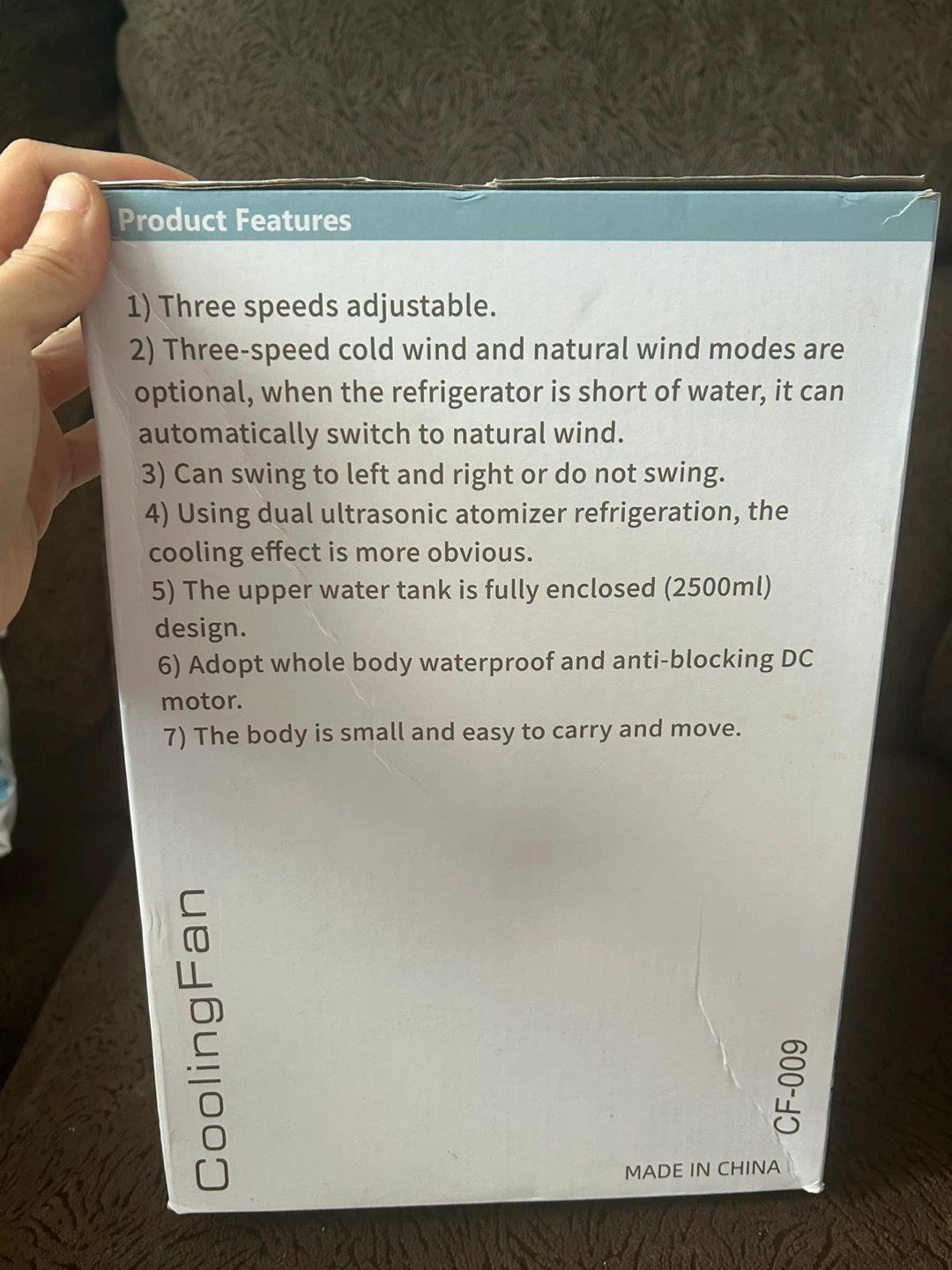 Portable CoolingFan Air Cooler - photo 2