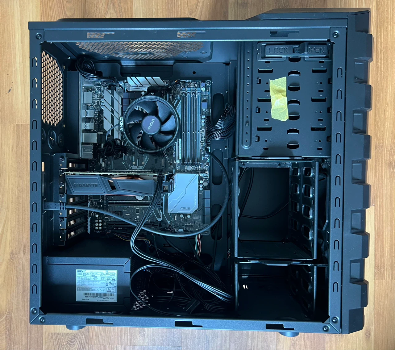 Desktop PC server - no memory or storage - low power consumption