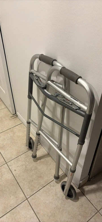 Guardian Folding Walker with Wheels - photo 3