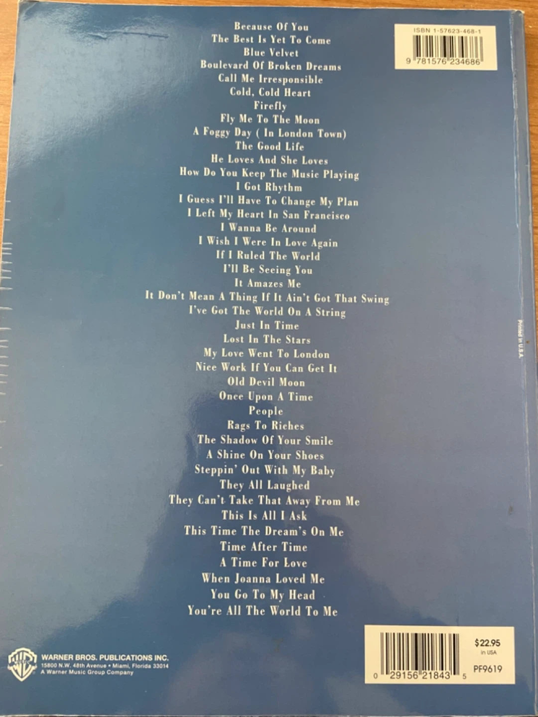 The Tony Bennett Songbook Sheet Music Book - photo 2