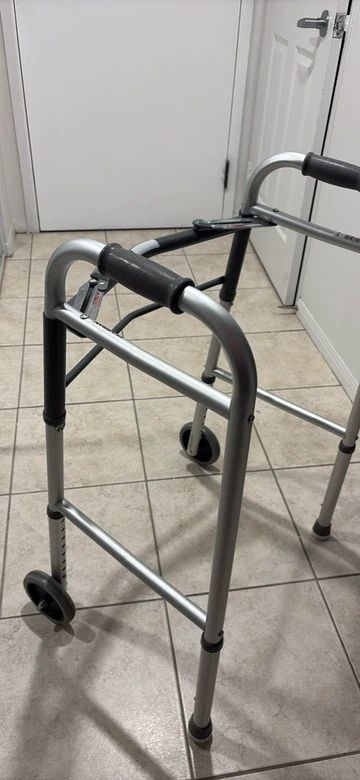 Guardian Folding Walker with Wheels