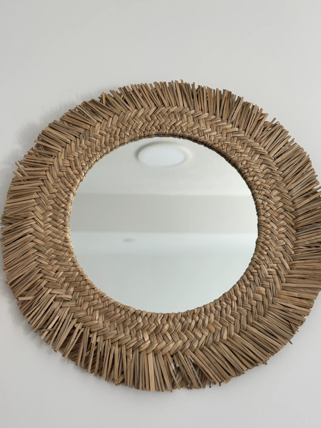 Woven Round Wall Mirror