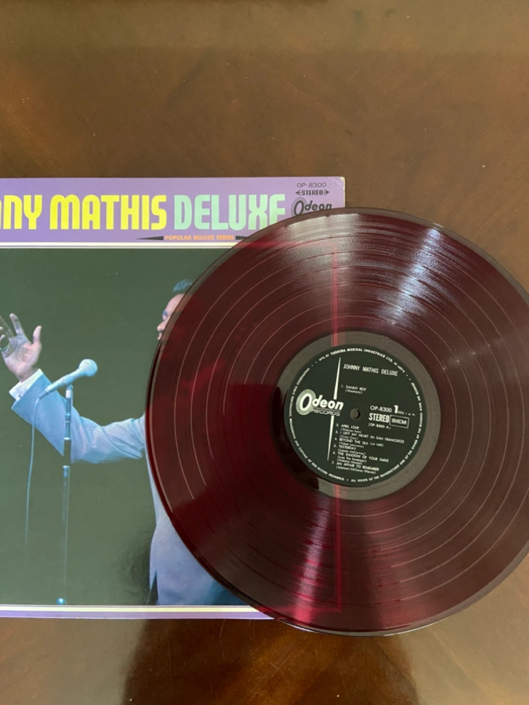 Johnny Mathis Deluxe - Odeon Records LP - photo 3