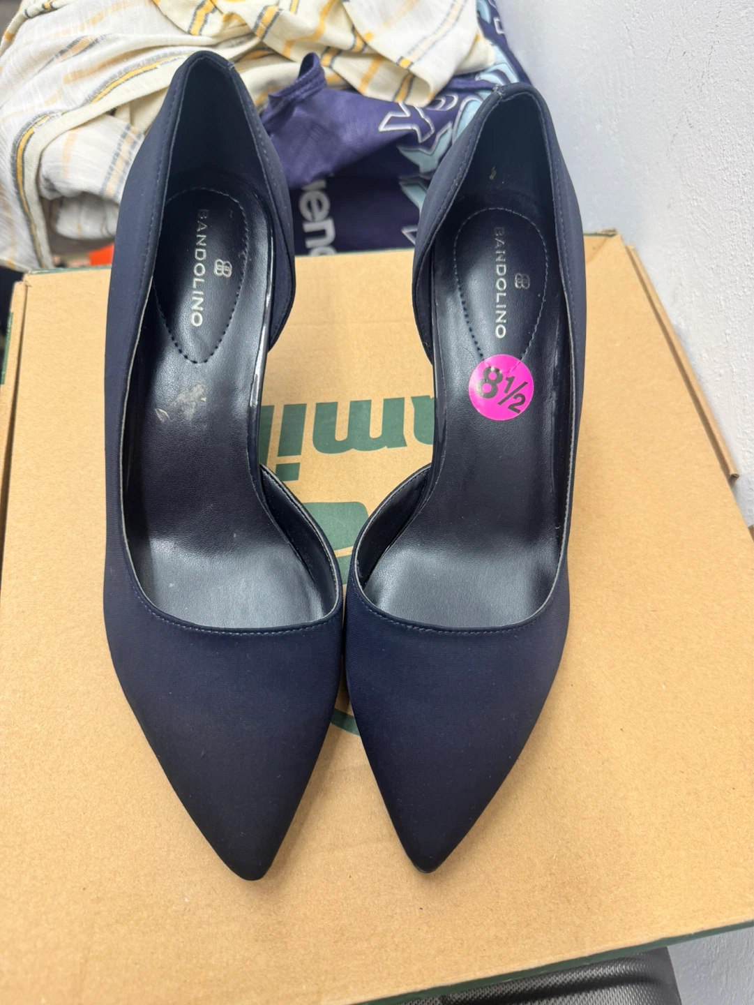 Bandolino Navy D'Orsay Heels - Size 8.5 - photo 2