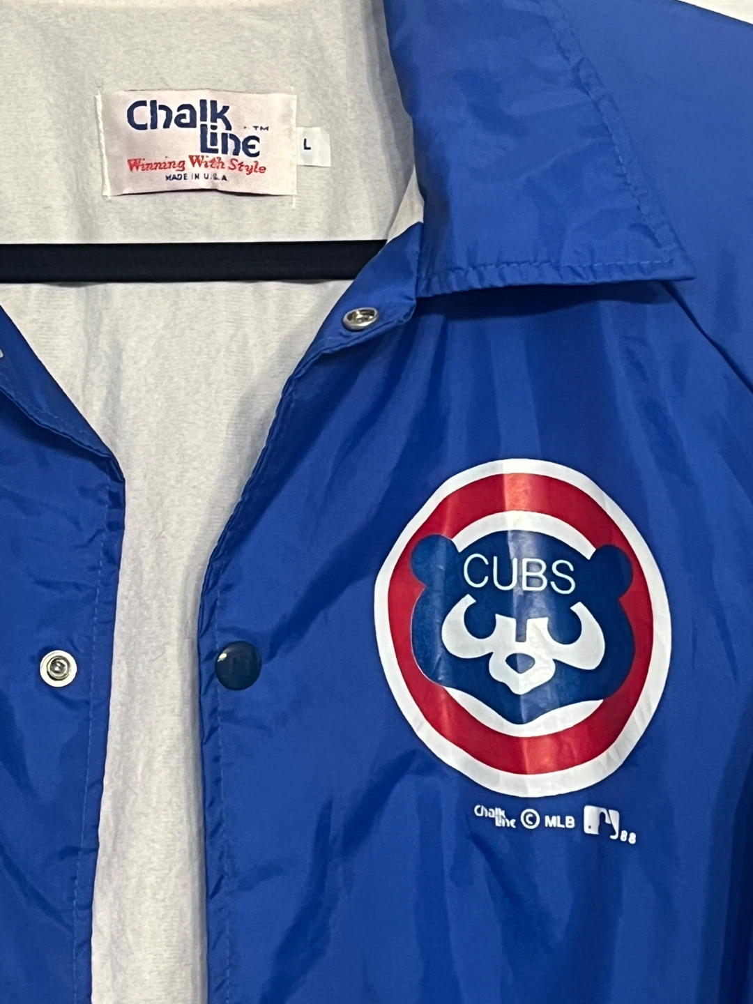 Vintage Chalk Line Jacket 1980’s Chicago Cubs Jacket - photo 2