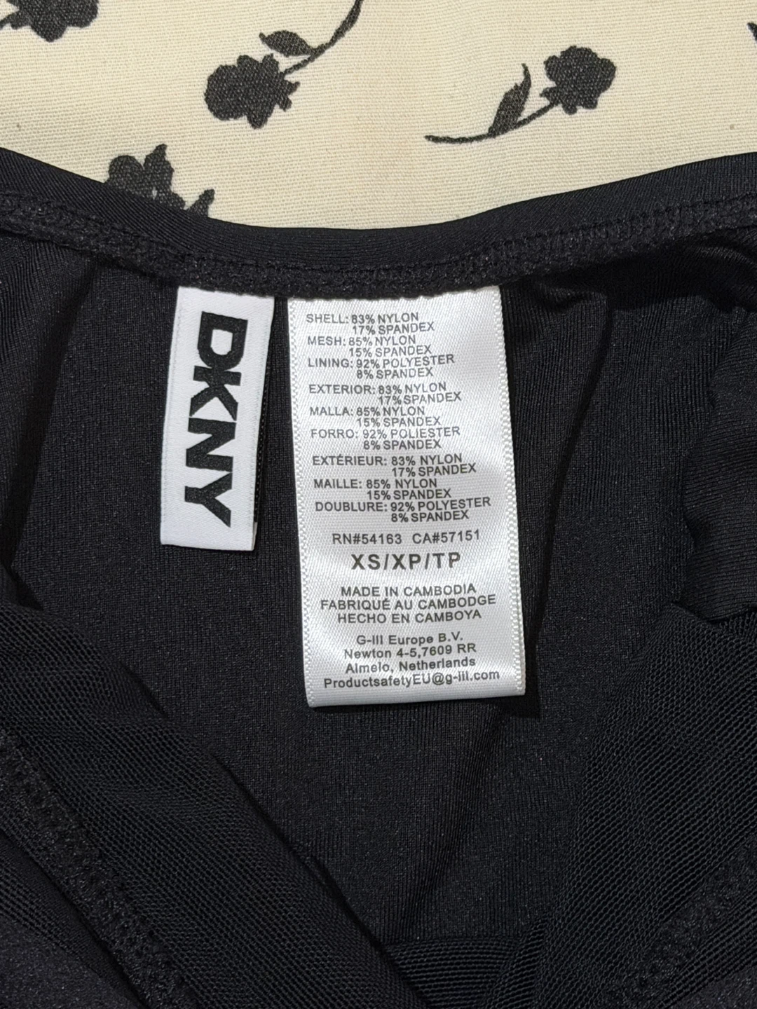DKNY Black One-Piece Swimsuit XS - photo 3