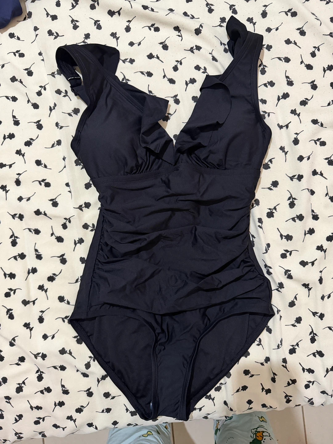DKNY Black One-Piece Swimsuit XS