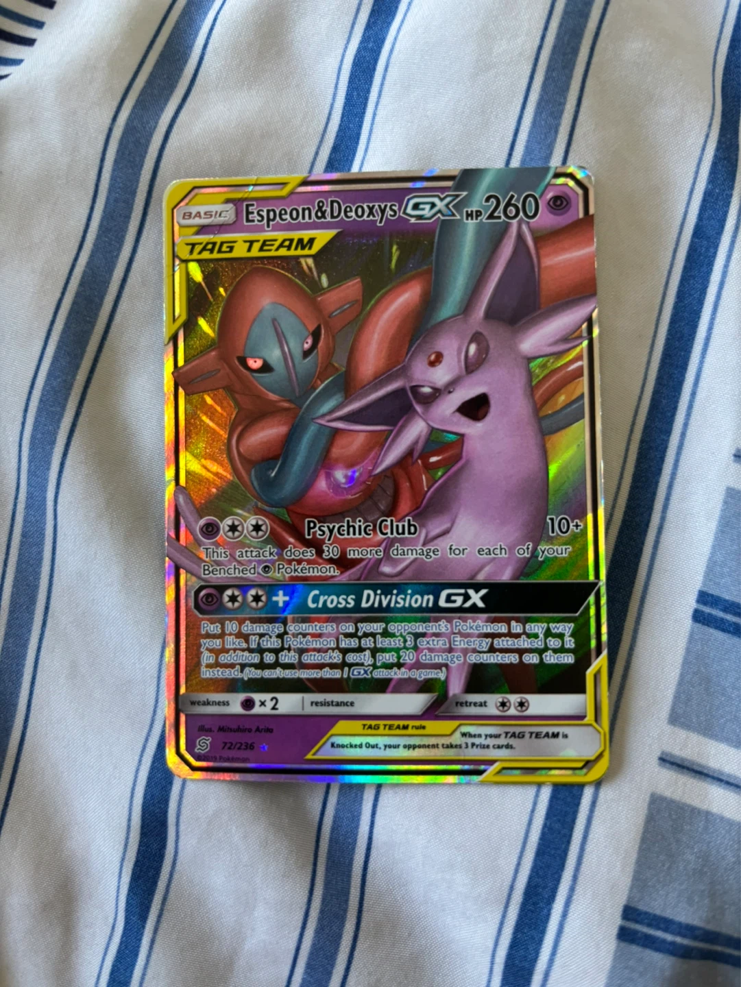 Espeon and Deoxys GX tag team