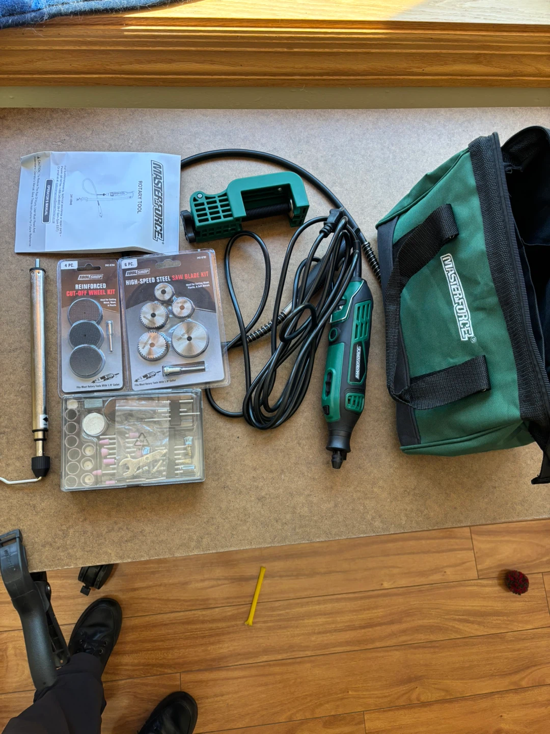 Masterforce High Performance Rotary Tool Kit - New