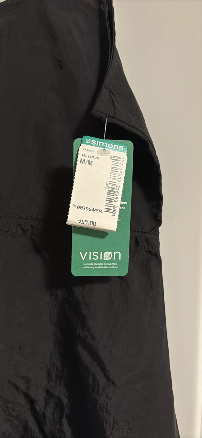 Simons Black Apron Dress Size Medium - photo 2