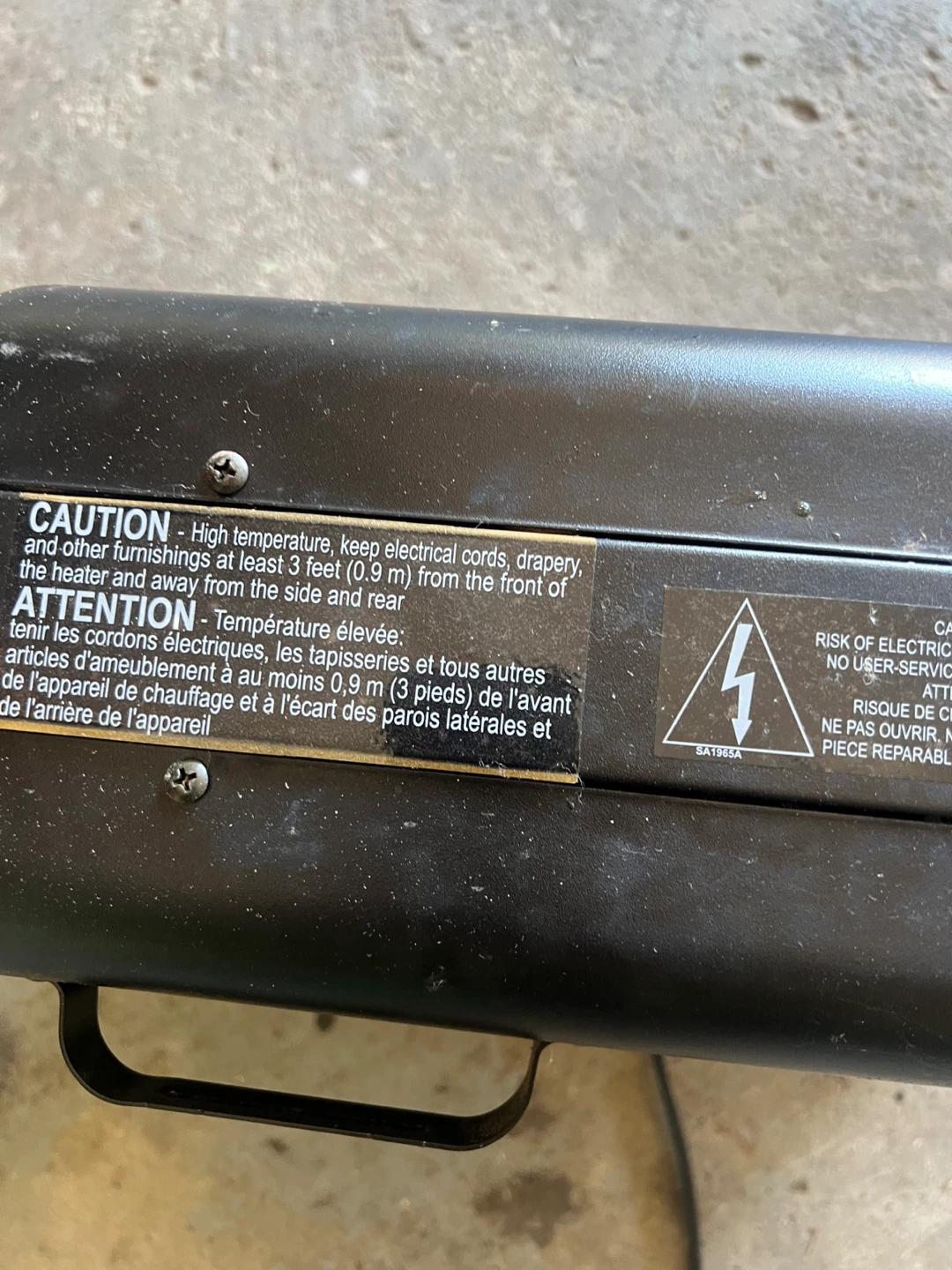 Fan Forced Electric Heater 1500W for basement - photo 4
