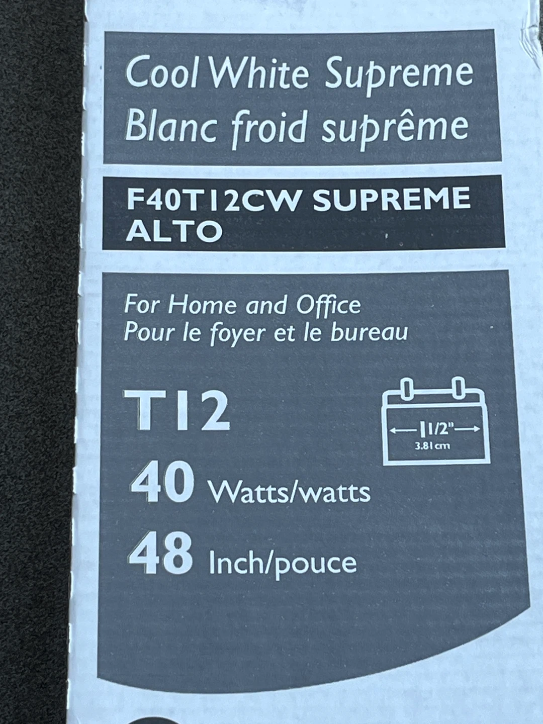 Philips Cool White Supreme T12 Fluorescent Bulbs -  26 Pack - photo 2