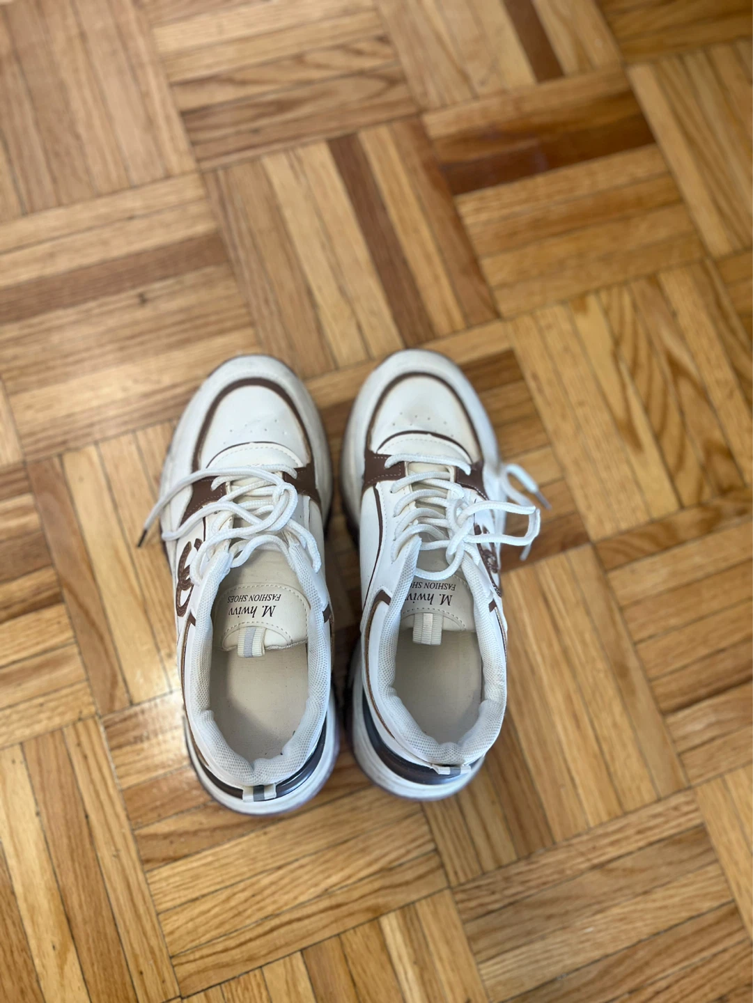 White and Brown Fashion Sneakers - photo 5