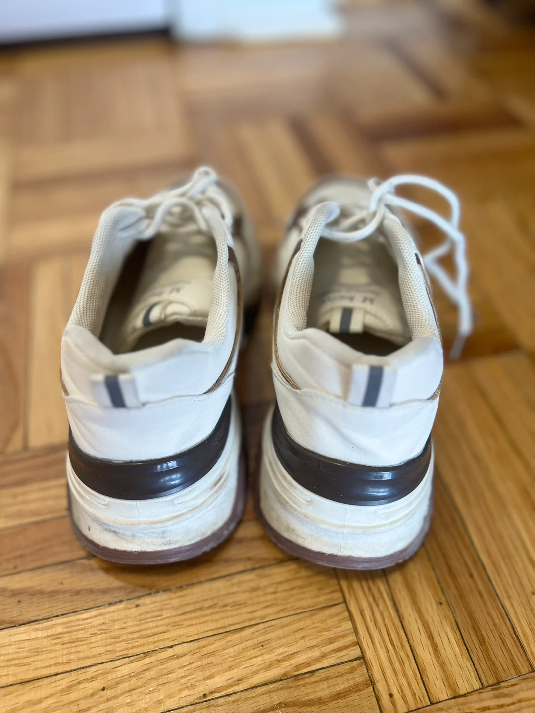 White and Brown Fashion Sneakers - photo 2