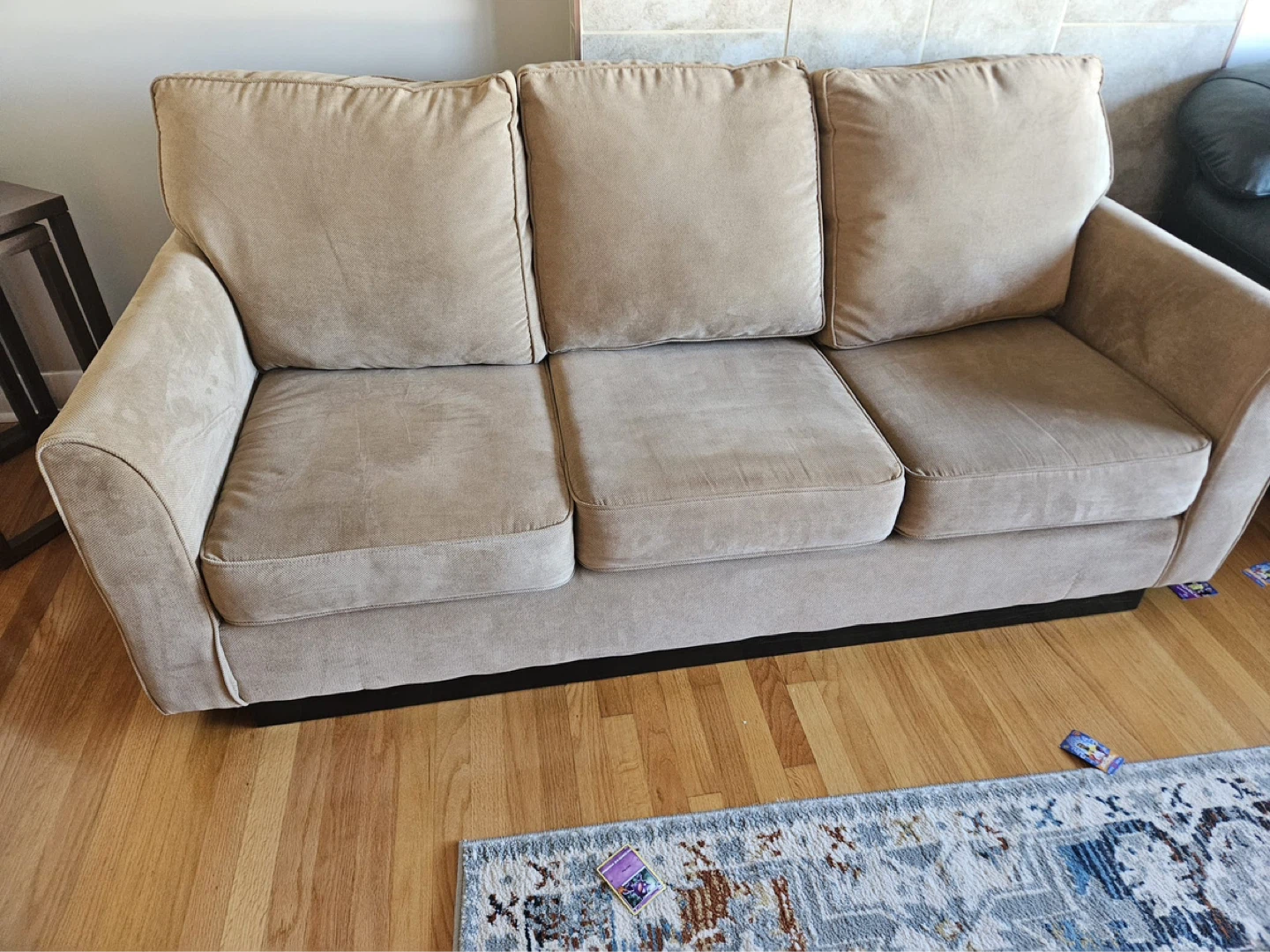 Tan 3-Seater Sofa - photo 3