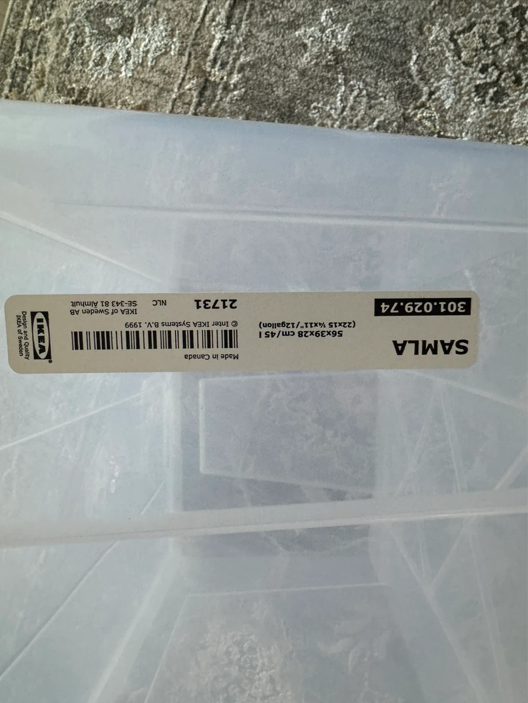 IKEA SAMLA Storage Boxes x2 FREE! - photo 4
