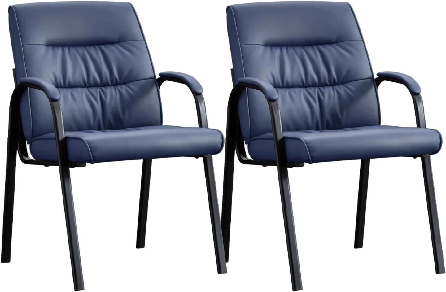 Black and Blue Office Chairs - photo 2