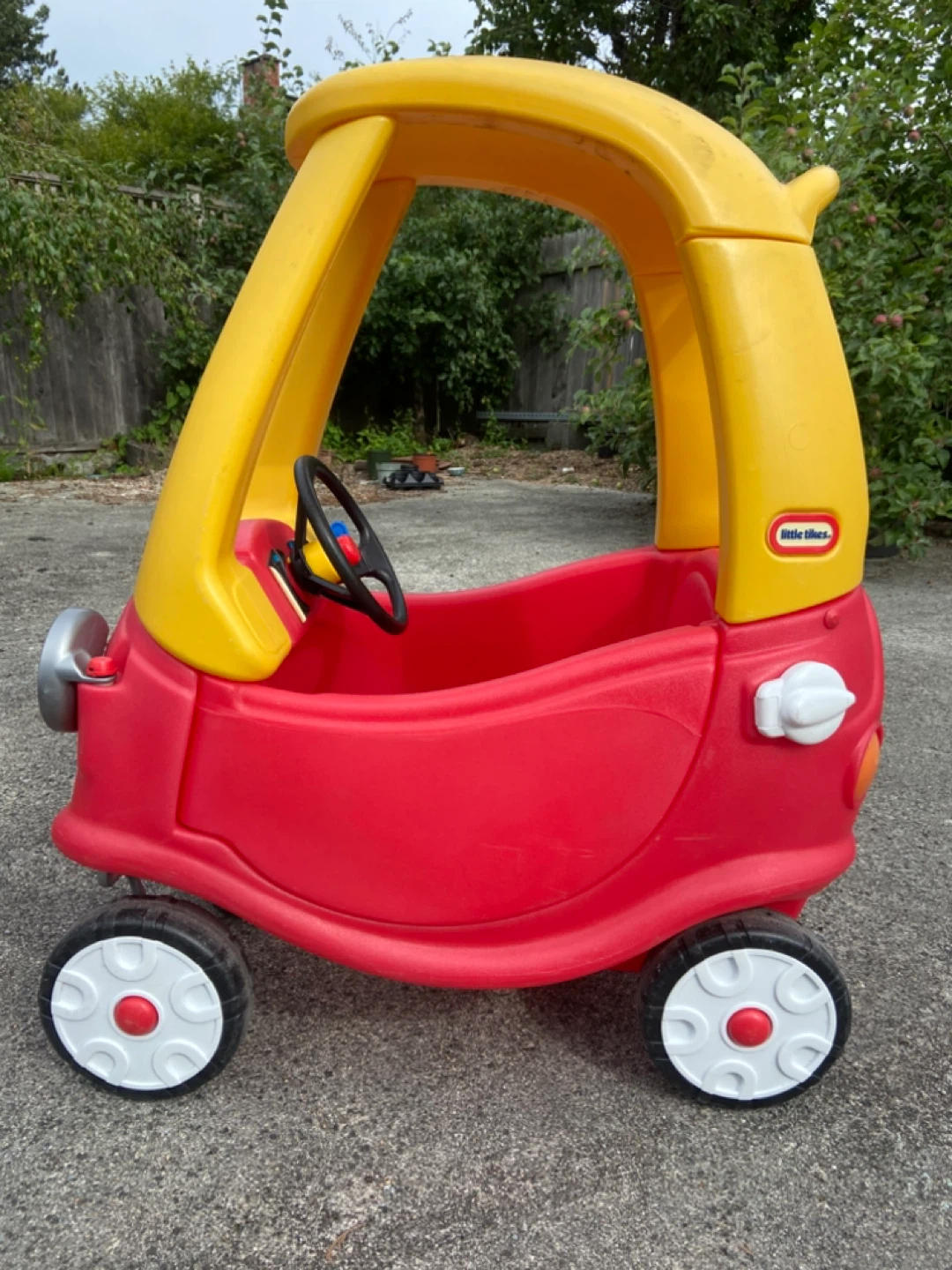 Little Tikes Cozy Coupe Ride-On Toy Car - Red & Yellow