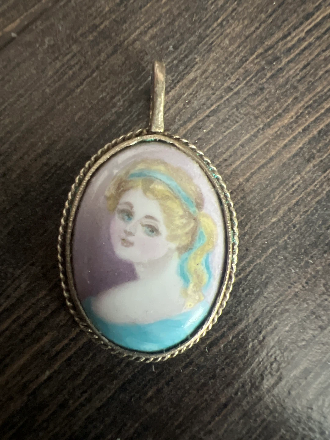 Vintage Portrait Pendant