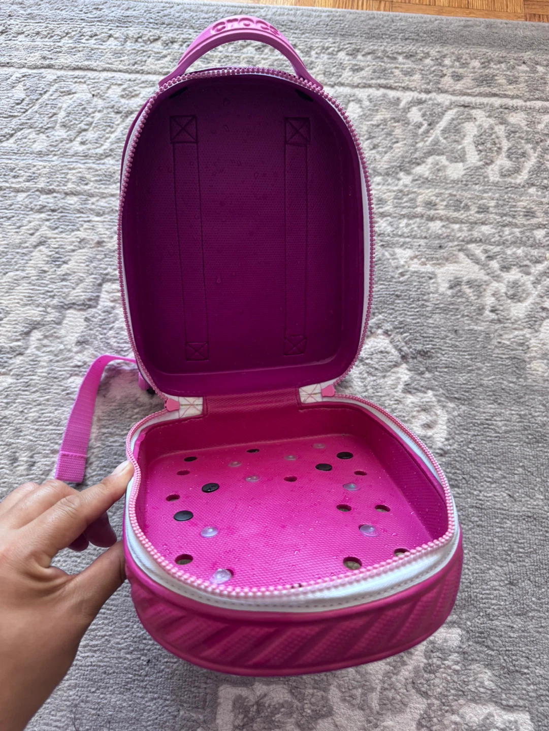 Crocs Purple Backpack with Charms & Hello Kitty Purse - photo 5