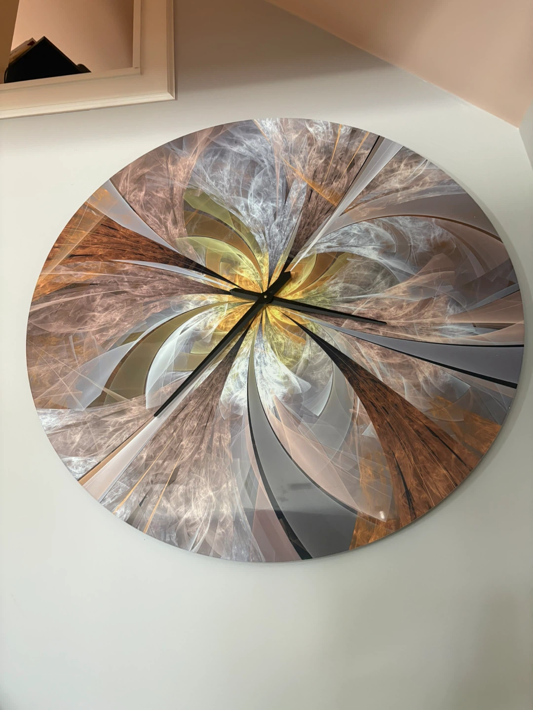 38" around silent non ticking MDF WALL CLOCK - photo 2