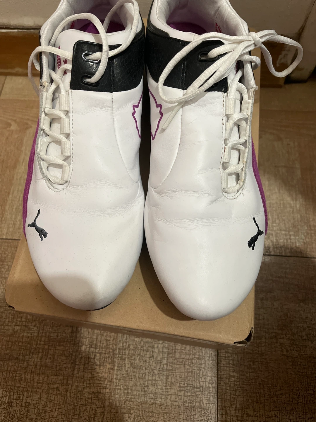 Puma White & Purple Future Cat Shoes - photo 2