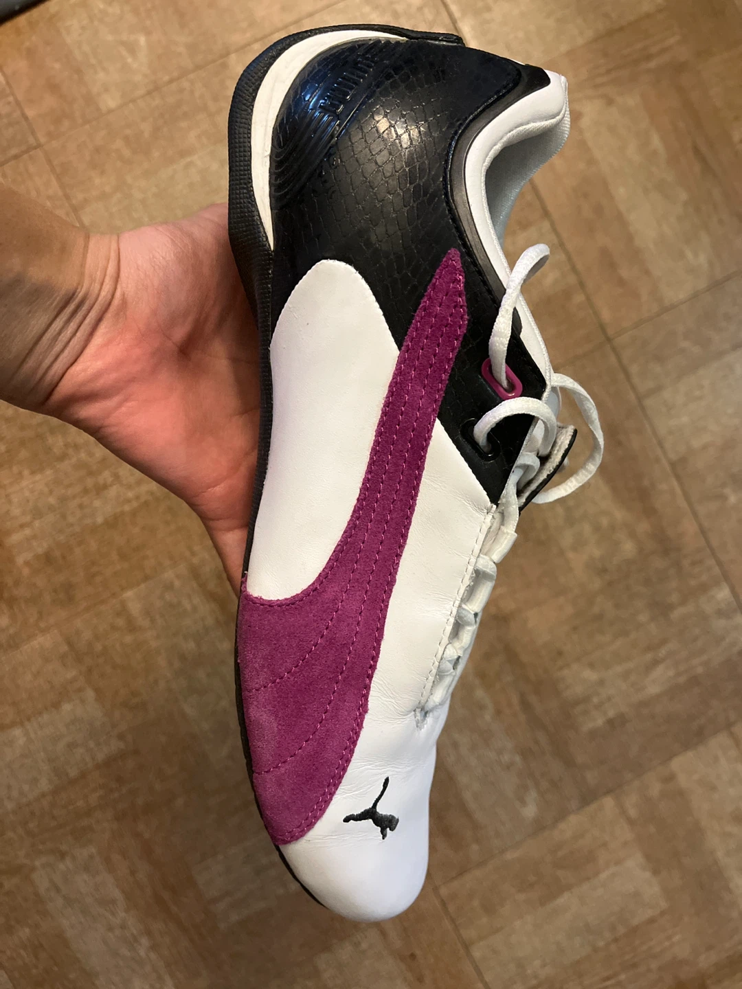 Puma White & Purple Future Cat Shoes - photo 4